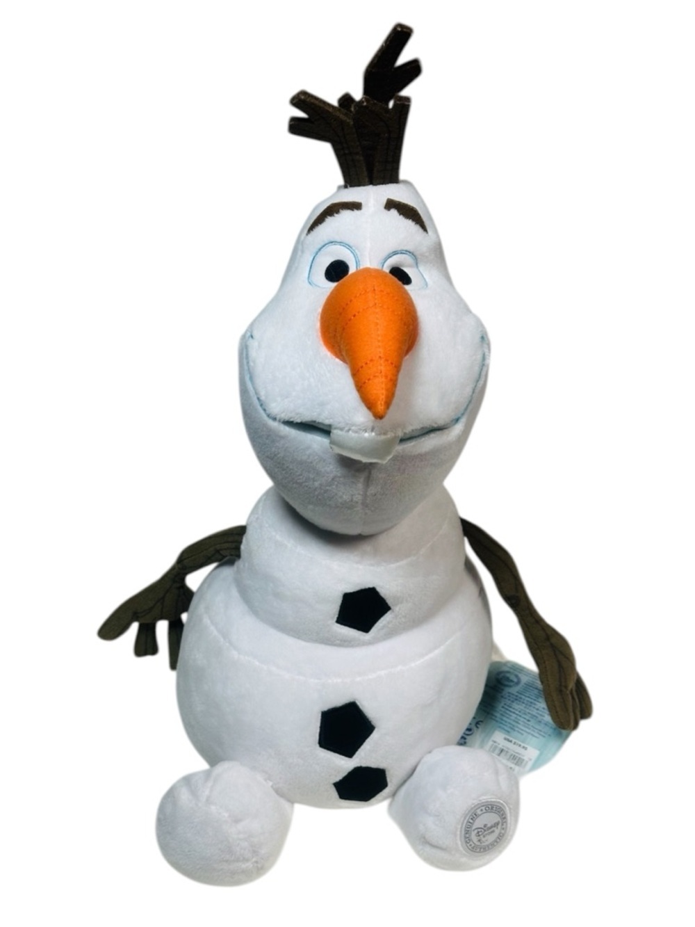 Disney Olaf Plush Snowman White Orange Brown Black